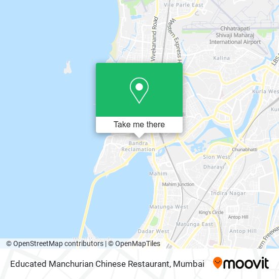 Educated Manchurian Chinese Restaurant map