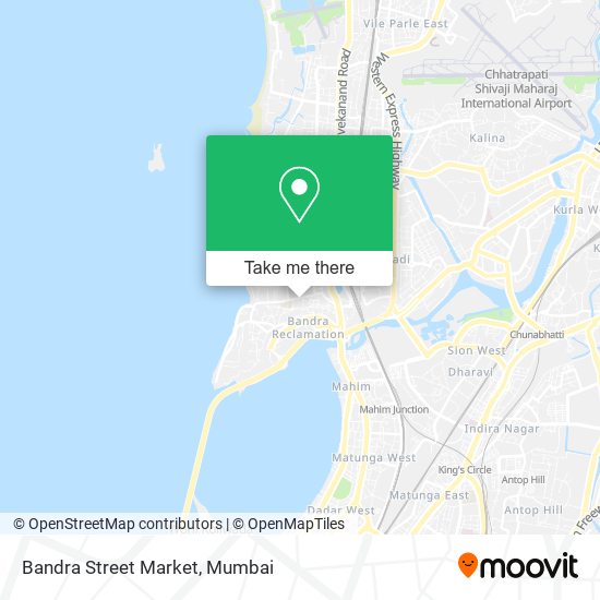 Bandra Street Market map