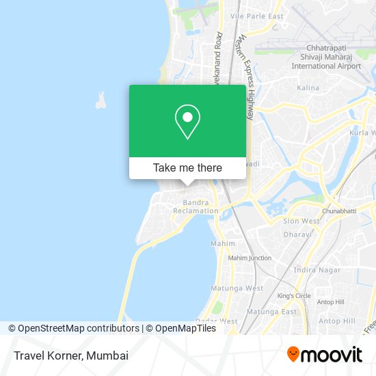 Travel Korner map