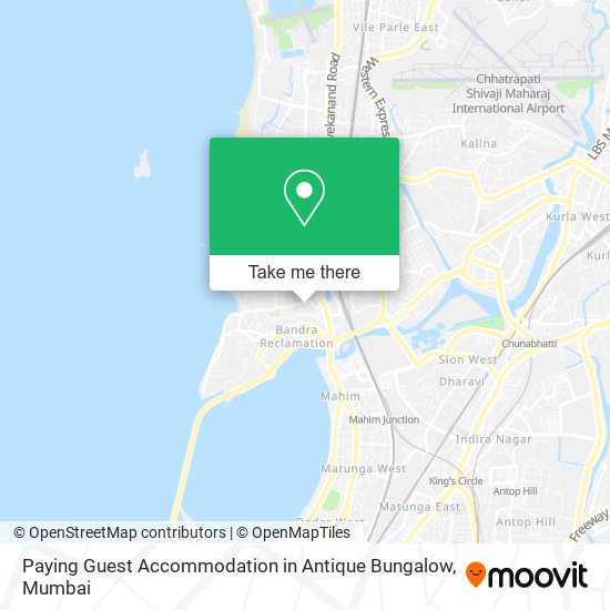 Paying Guest Accommodation in Antique Bungalow map