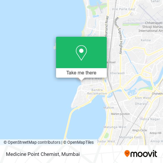 Medicine Point Chemist map