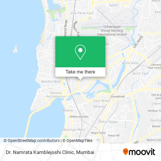 Dr. Namrata Kamblejoshi Clinic map