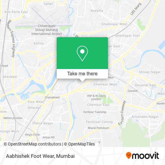 Aabhishek Foot Wear map