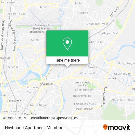 Navbharat Apartment map