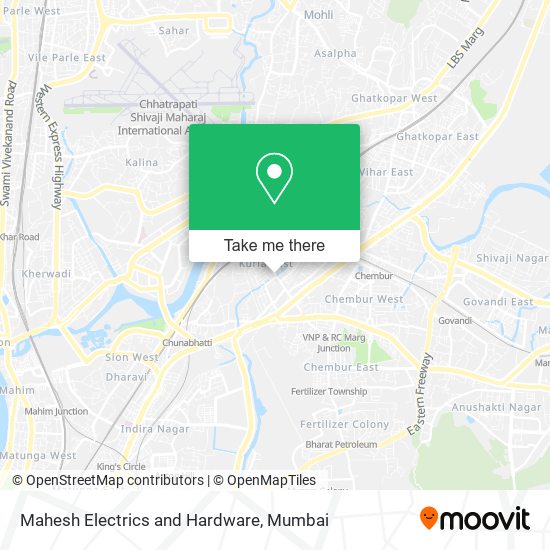 Mahesh Electrics and Hardware map