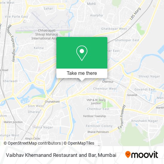 Vaibhav Khemanand Restaurant and Bar map