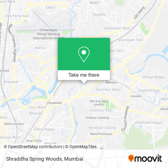 Shraddha Spring Woods map