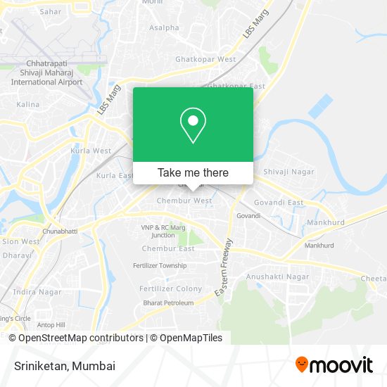 Sriniketan map