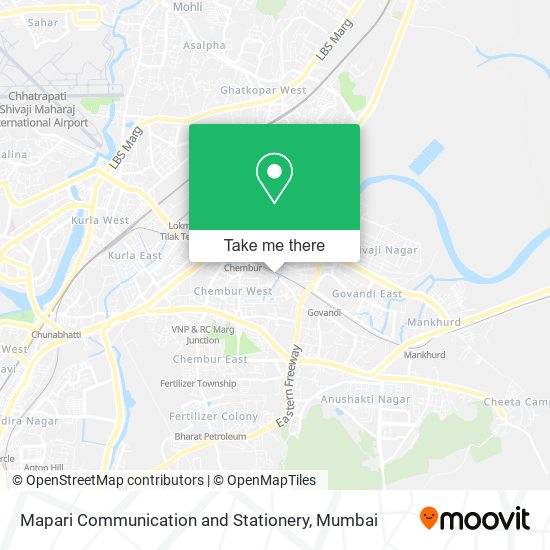 Mapari Communication and Stationery map