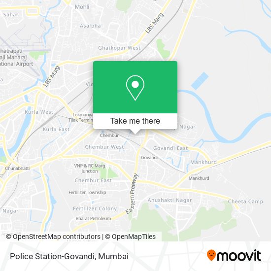 Police Station-Govandi map