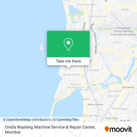 Onida Washing Machine Service & Repair Center map