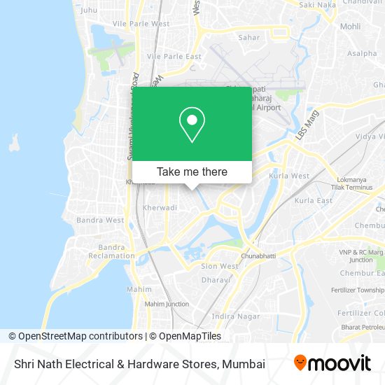 Shri Nath Electrical & Hardware Stores map