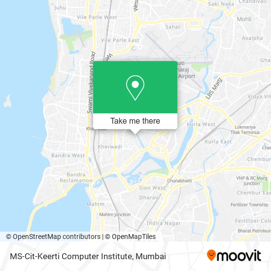 MS-Cit-Keerti Computer Institute map