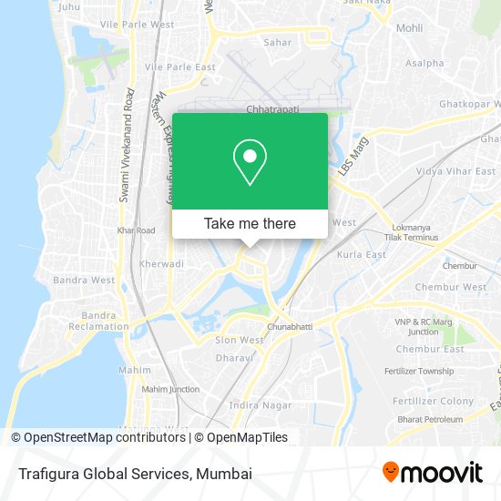 Trafigura Global Services map