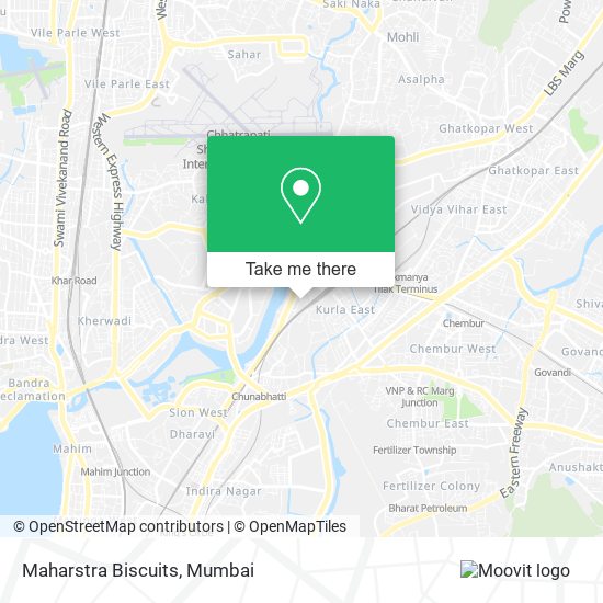 Maharstra Biscuits map