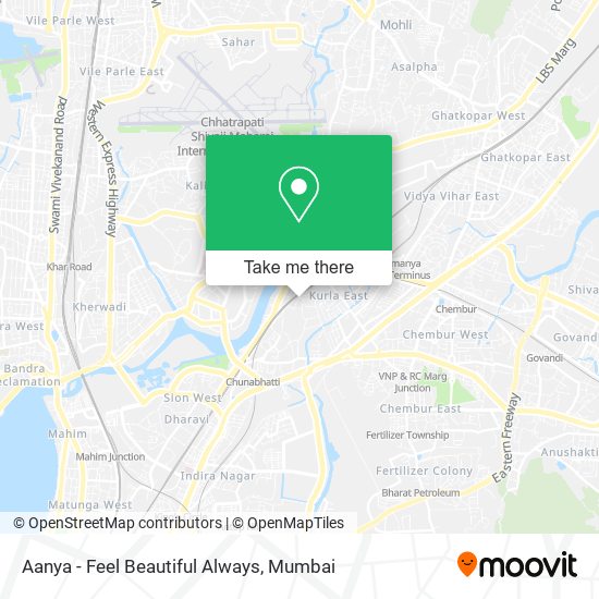 Aanya - Feel Beautiful Always map