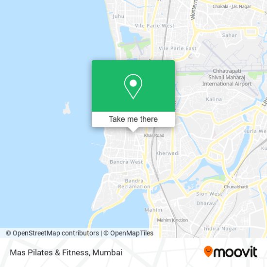 Mas Pilates & Fitness map