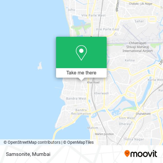 Samsonite map