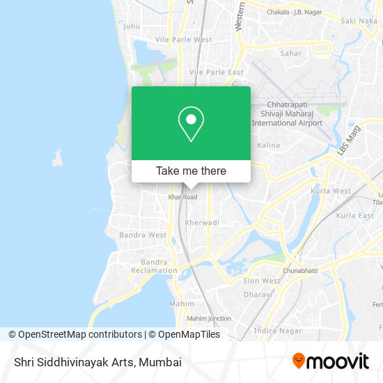 Shri Siddhivinayak Arts map