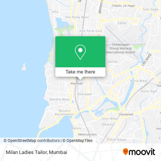 Milan Ladies Tailor map