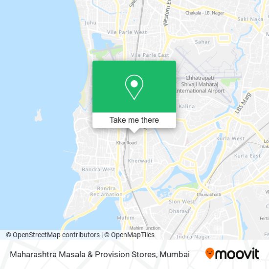 Maharashtra Masala & Provision Stores map