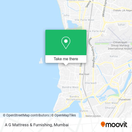 A G Mattress & Furnishing map