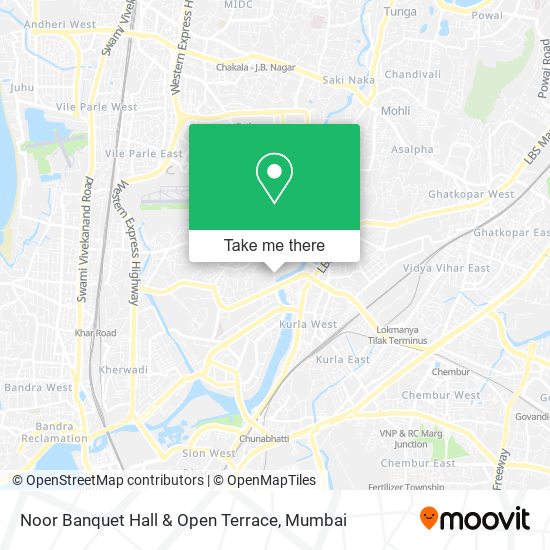 Noor Banquet Hall & Open Terrace map