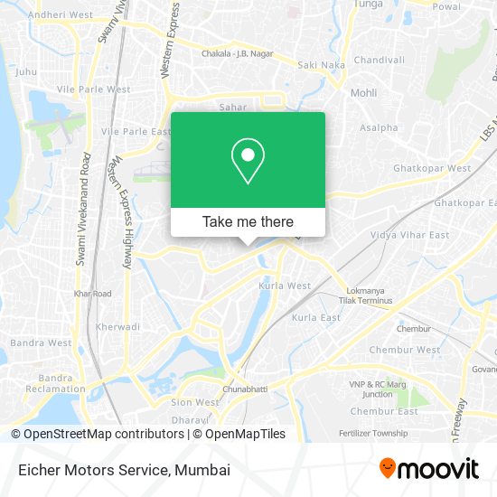 Eicher Motors Service map