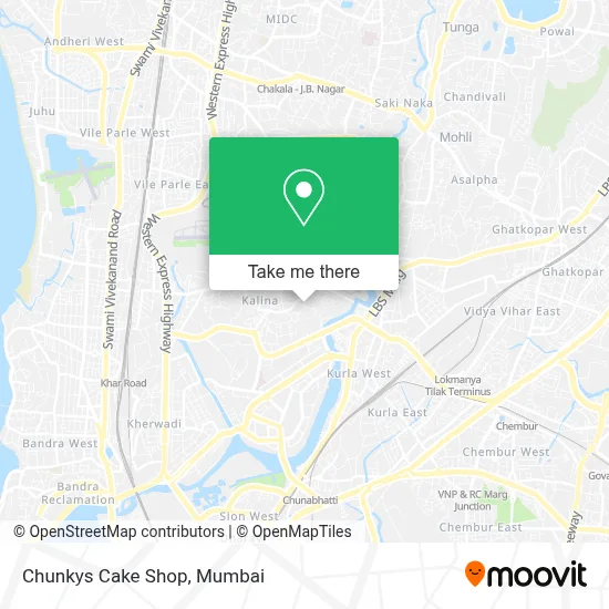 Chunkys Cake Shop map