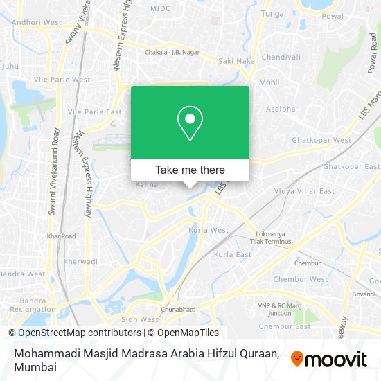 Mohammadi Masjid Madrasa Arabia Hifzul Quraan map