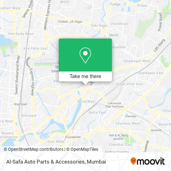 Al-Safa Auto Parts & Accessories map