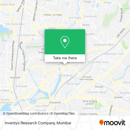 Inventys Research Company map