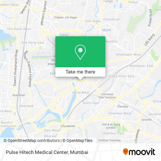 Pulse Hitech Medical Center map