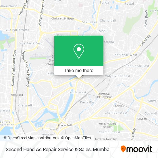 Second Hand Ac Repair Service & Sales map