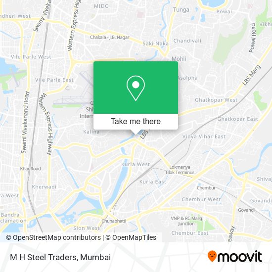 M H Steel Traders map