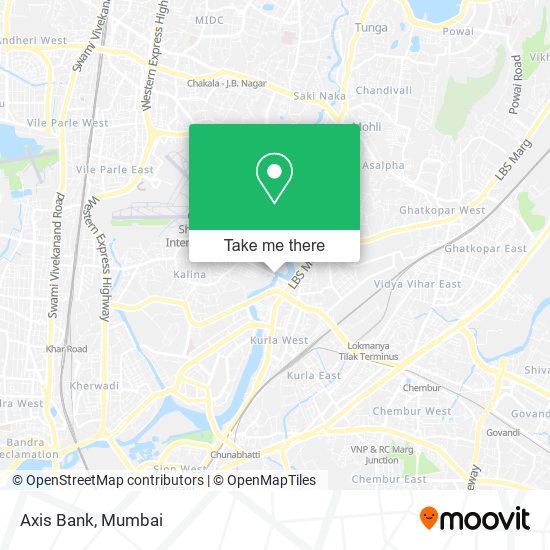 Axis Bank map