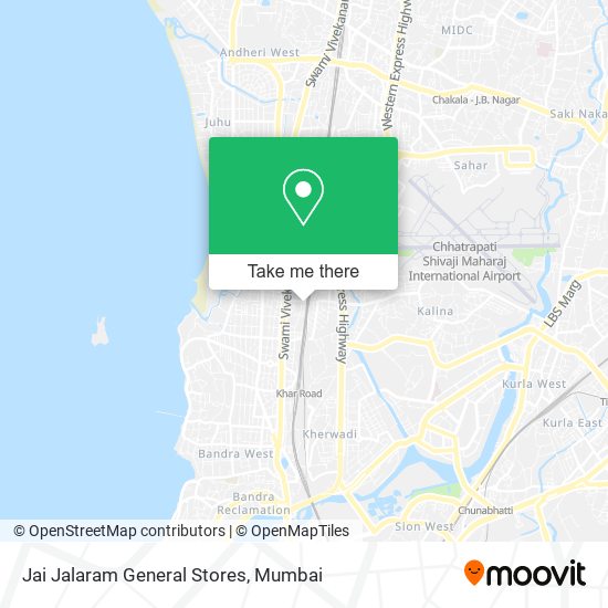 Jai Jalaram General Stores map