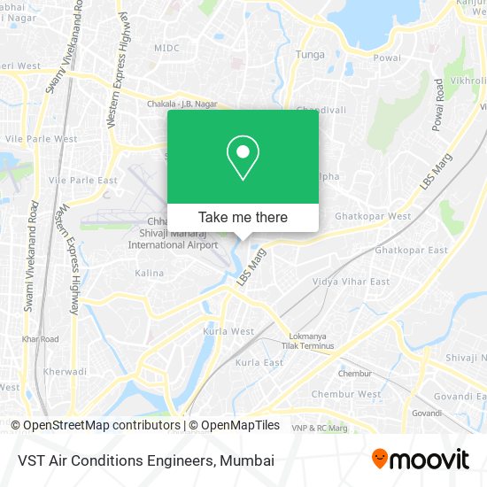 VST Air Conditions Engineers map