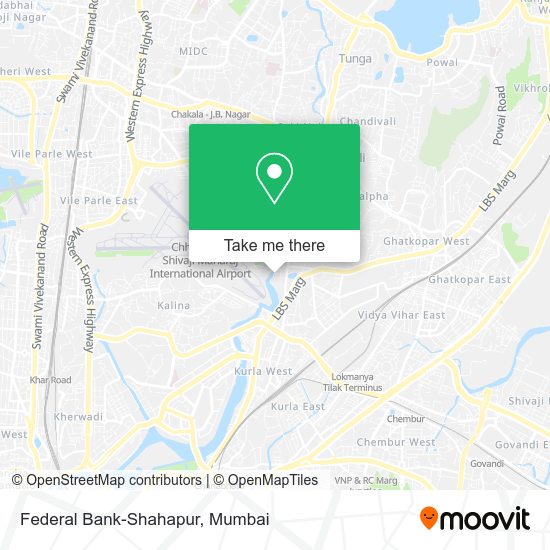 Federal Bank-Shahapur map