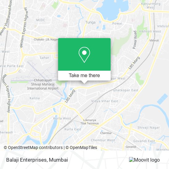 Balaji Enterprises map