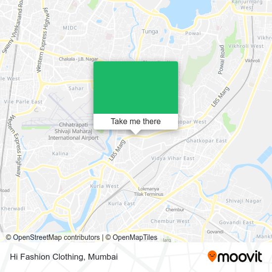 Hi Fashion Clothing map