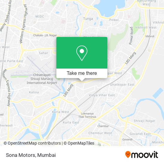 Sona Motors map