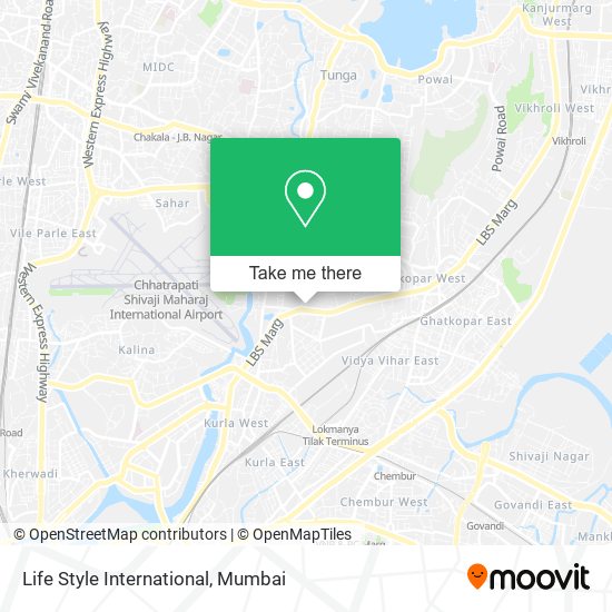 Life Style International map