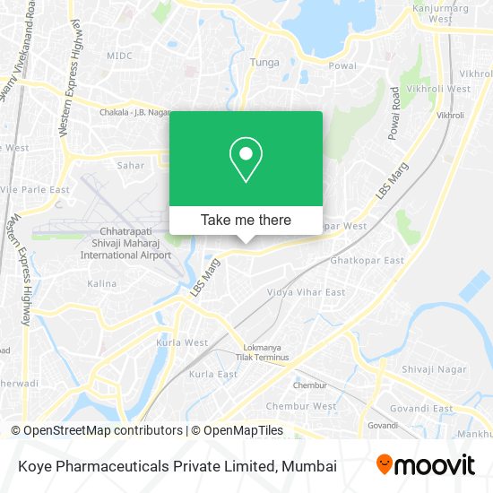 Koye Pharmaceuticals Private Limited map