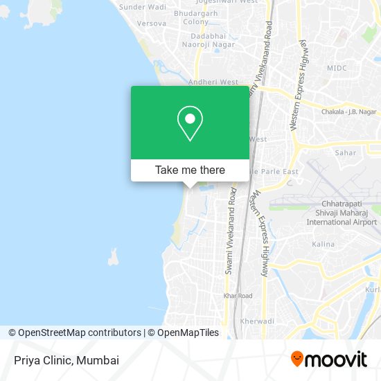 Priya Clinic map