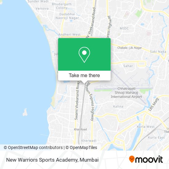 New Warriors Sports Academy map
