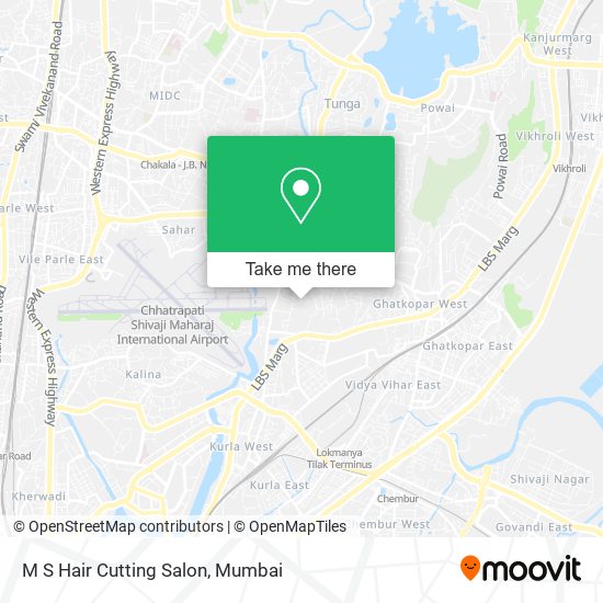 M S Hair Cutting Salon map