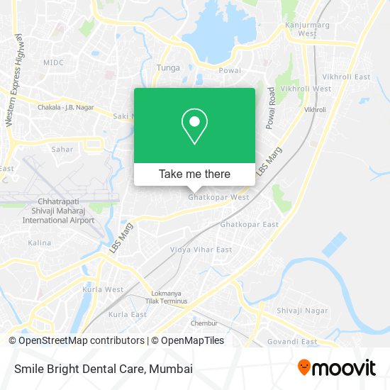 Smile Bright Dental Care map