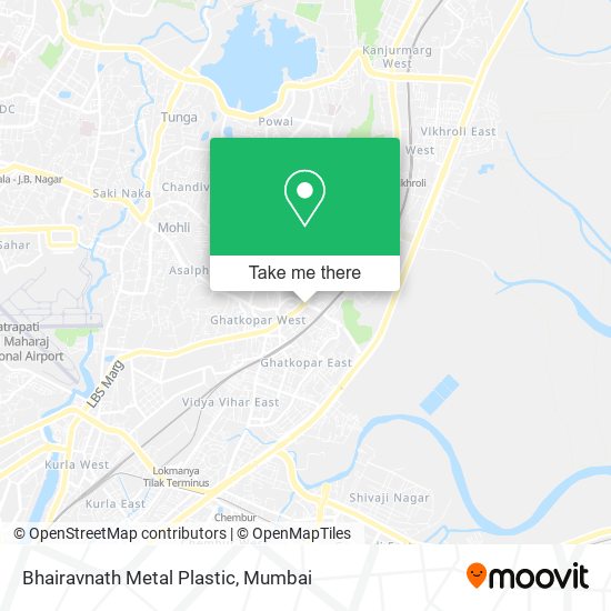 Bhairavnath Metal Plastic map