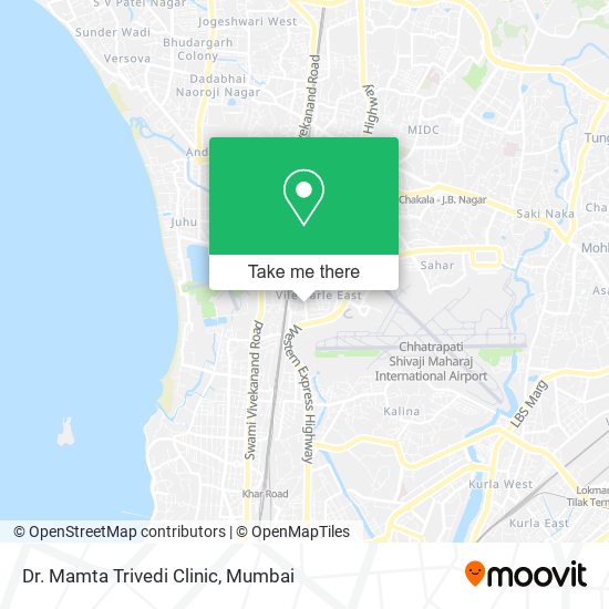 Dr. Mamta Trivedi Clinic map